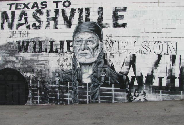 Willie Nelson Mural