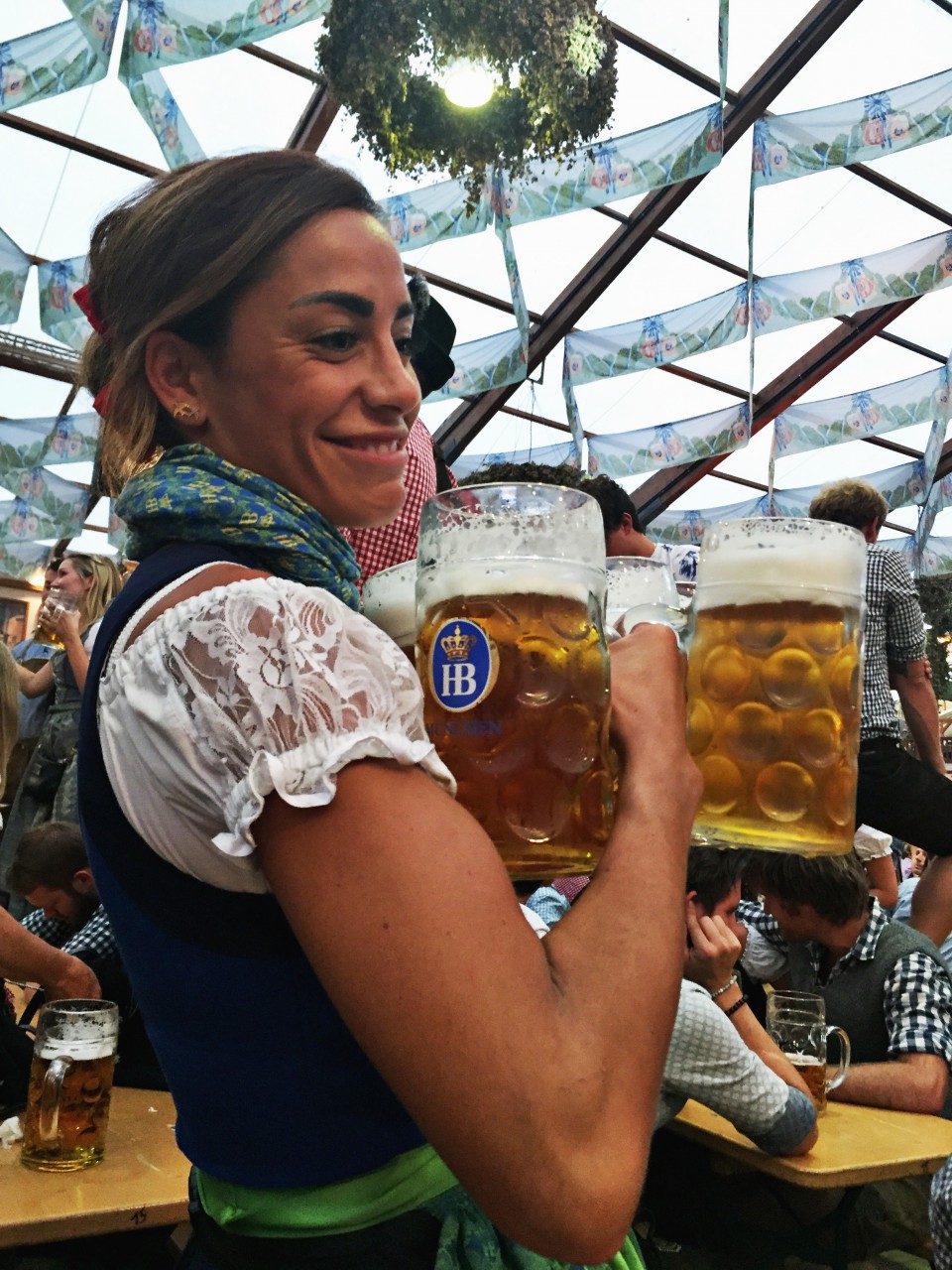Beer Frau Oktoberfest