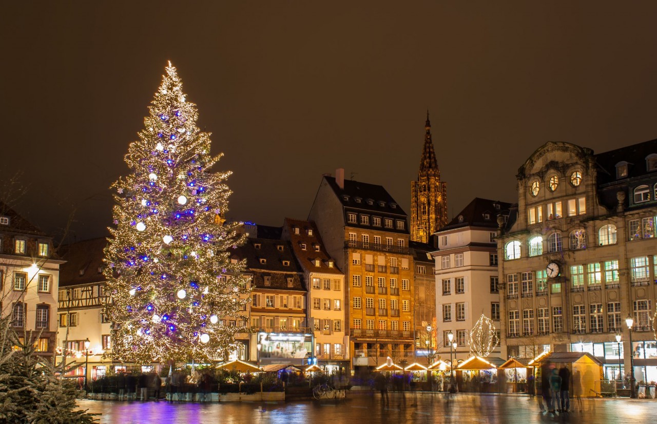 strasbourg france place kebler christmas tree