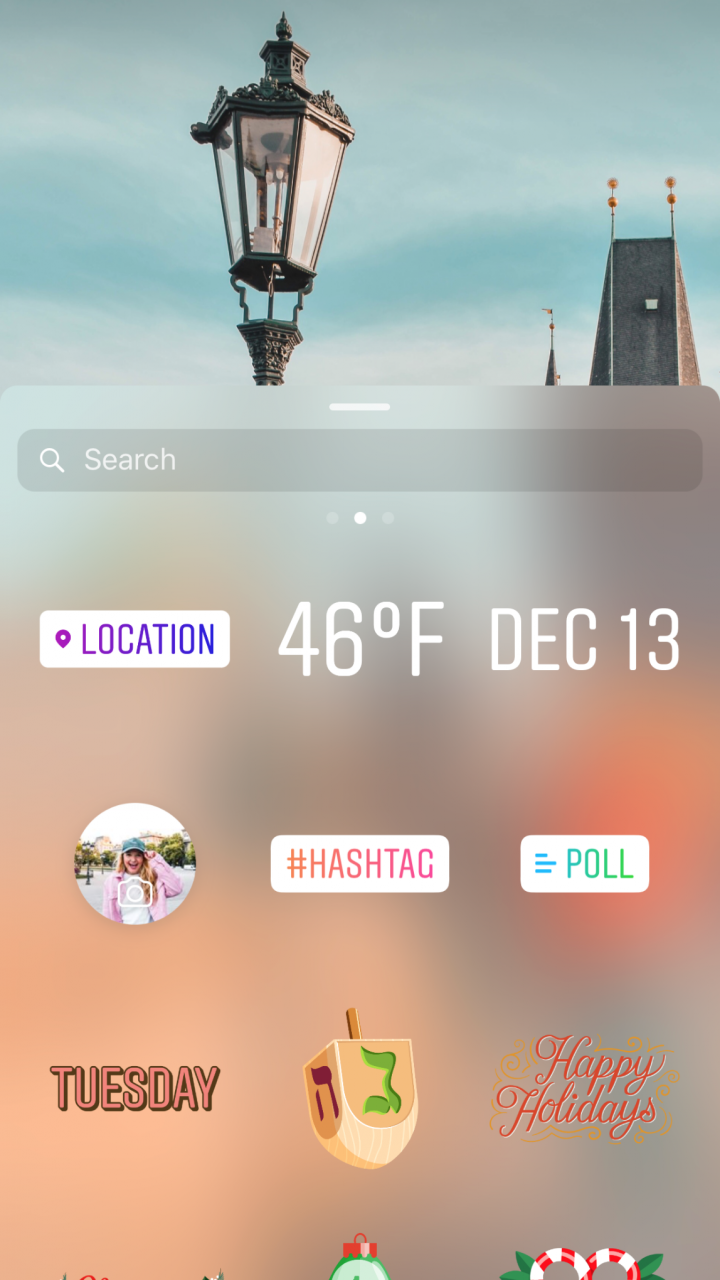 instagram stories options nad additions