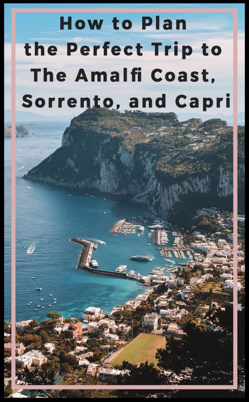 How to Plan the Perfect Trip to The Amalfi Coast, Sorrento, and Capri | Spend a Week Exploring The Amalfi Coast, Sorrento, and Capri | The Amalfi Coast, Sorrento, and Capri One Week Itinerary| Italian Paradise at The Amalfi Coast, Sorrento, and Capri | Visiting Italy has always been one of my top bucket list to-dos. With awe-inspiring natural scenery, historic sites, vibrant cities, soaring mountains, beautiful beaches, and great food, Italy lures travelers from around the world. I'm sharing how to perfectly plan a trip to the Amalfi Coast, Sorrento, and Carpi. #travel #europe #italy #amalficoast #positano #southernitaly