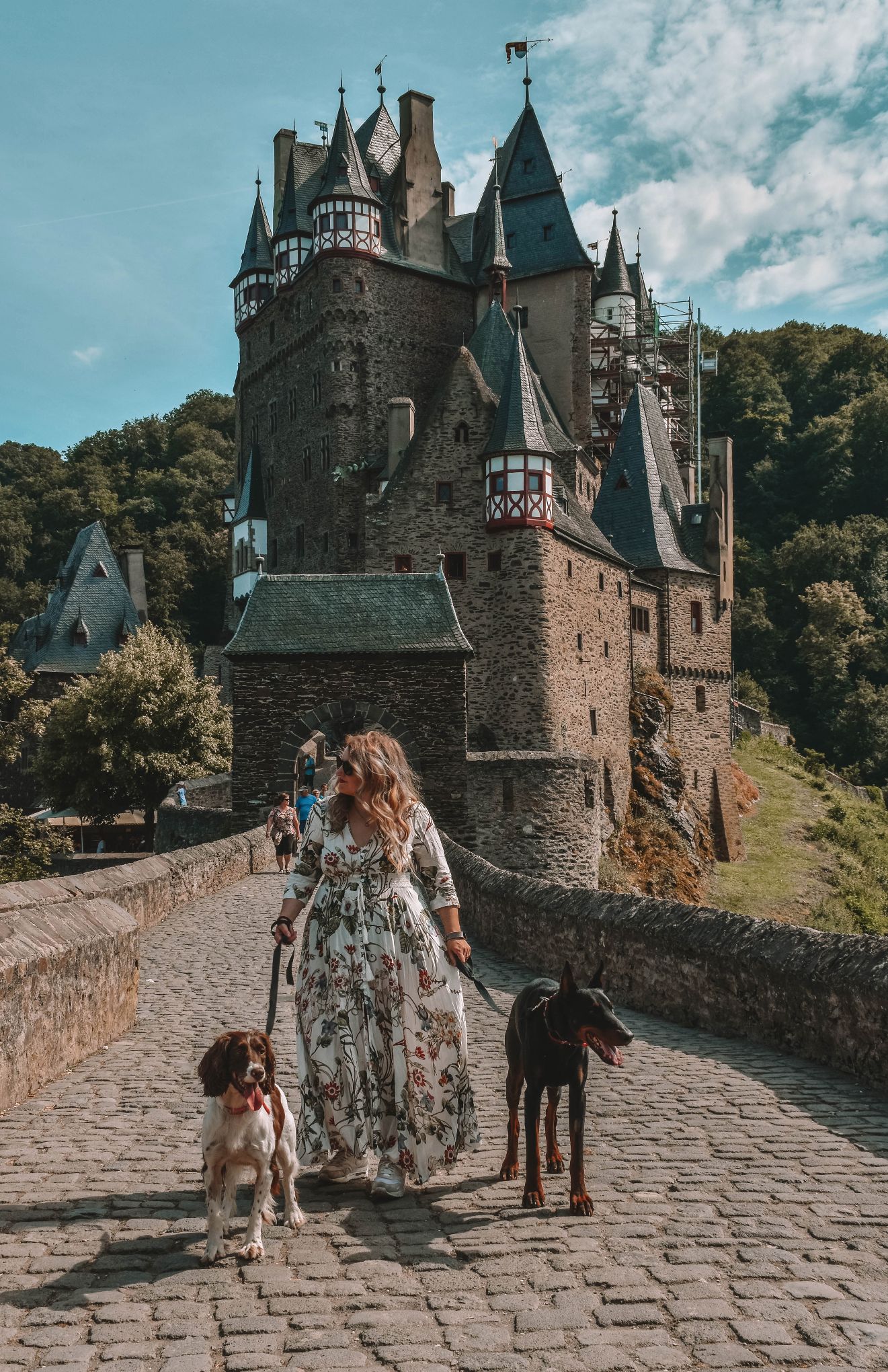 Burg Eltz castle germany dogs