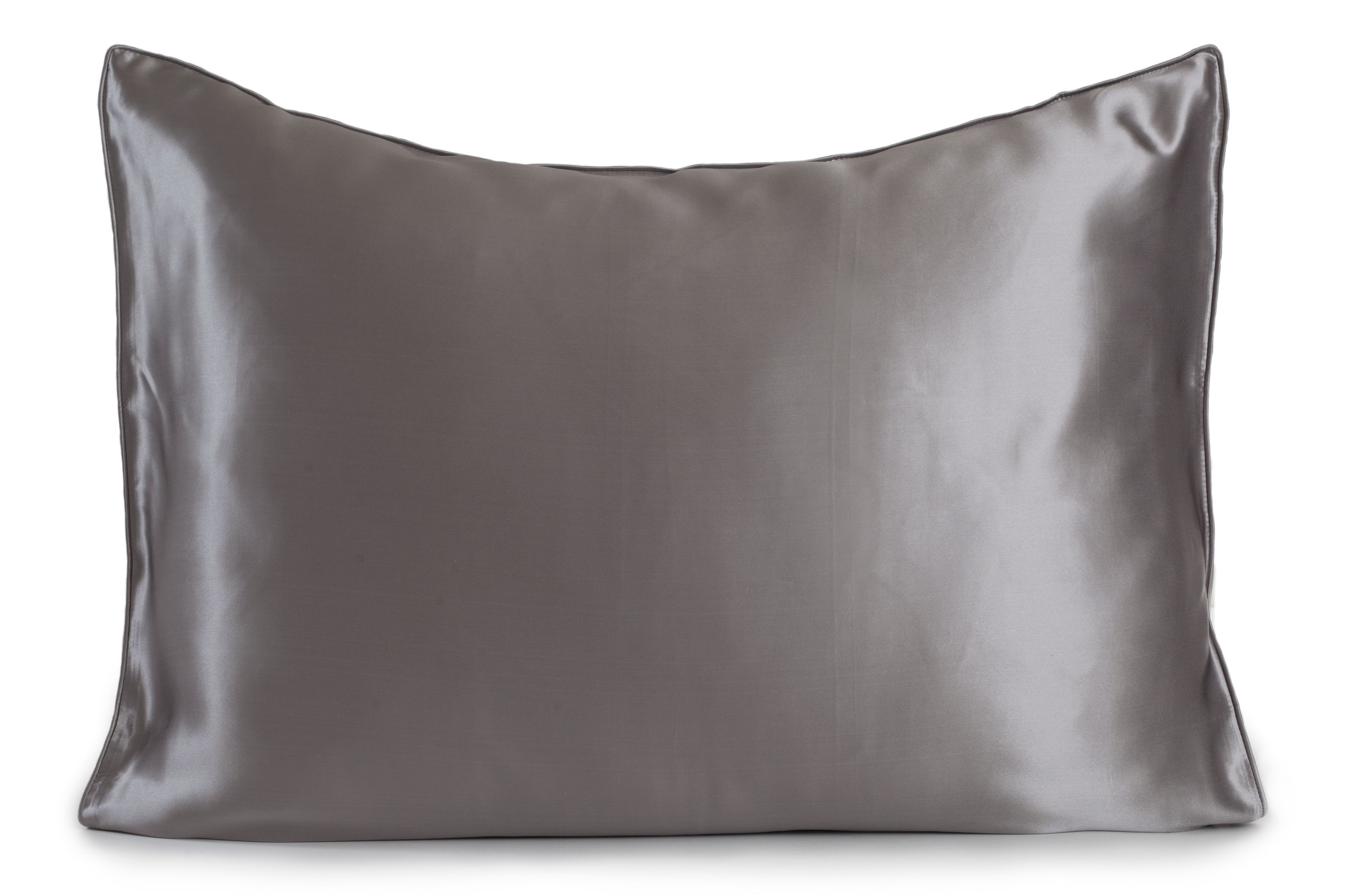 Mari Ann Silk Grey Pillowcase