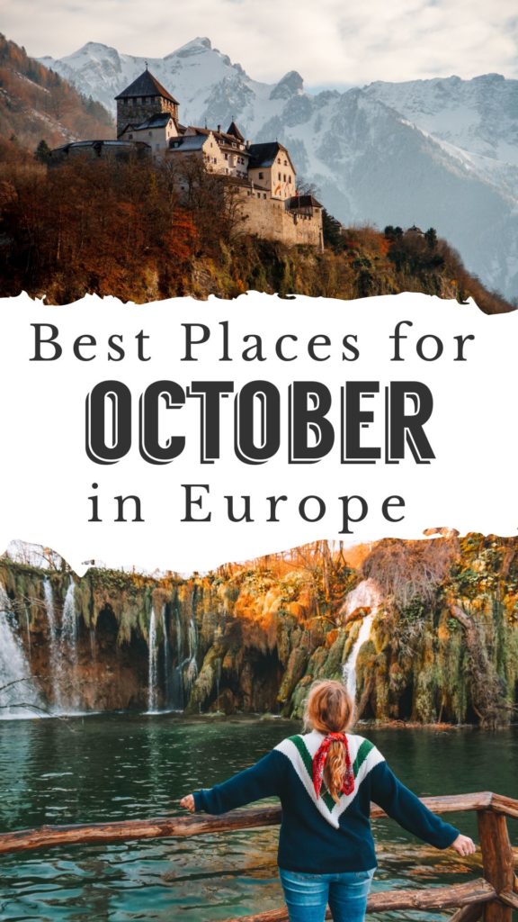 The Best Places to Visit Europe in October