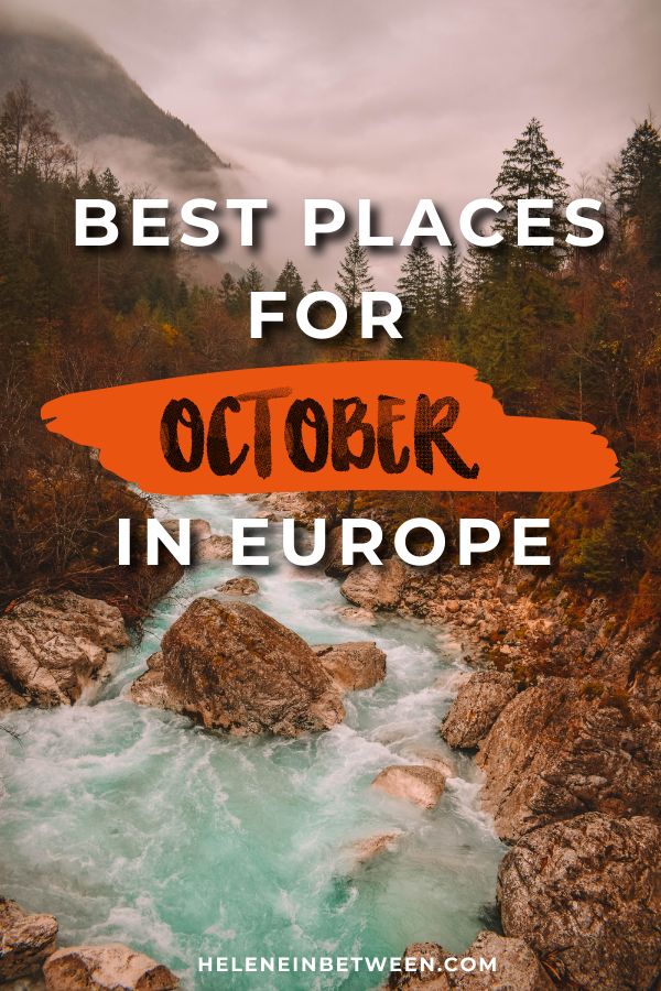 Best Places for October in Europe