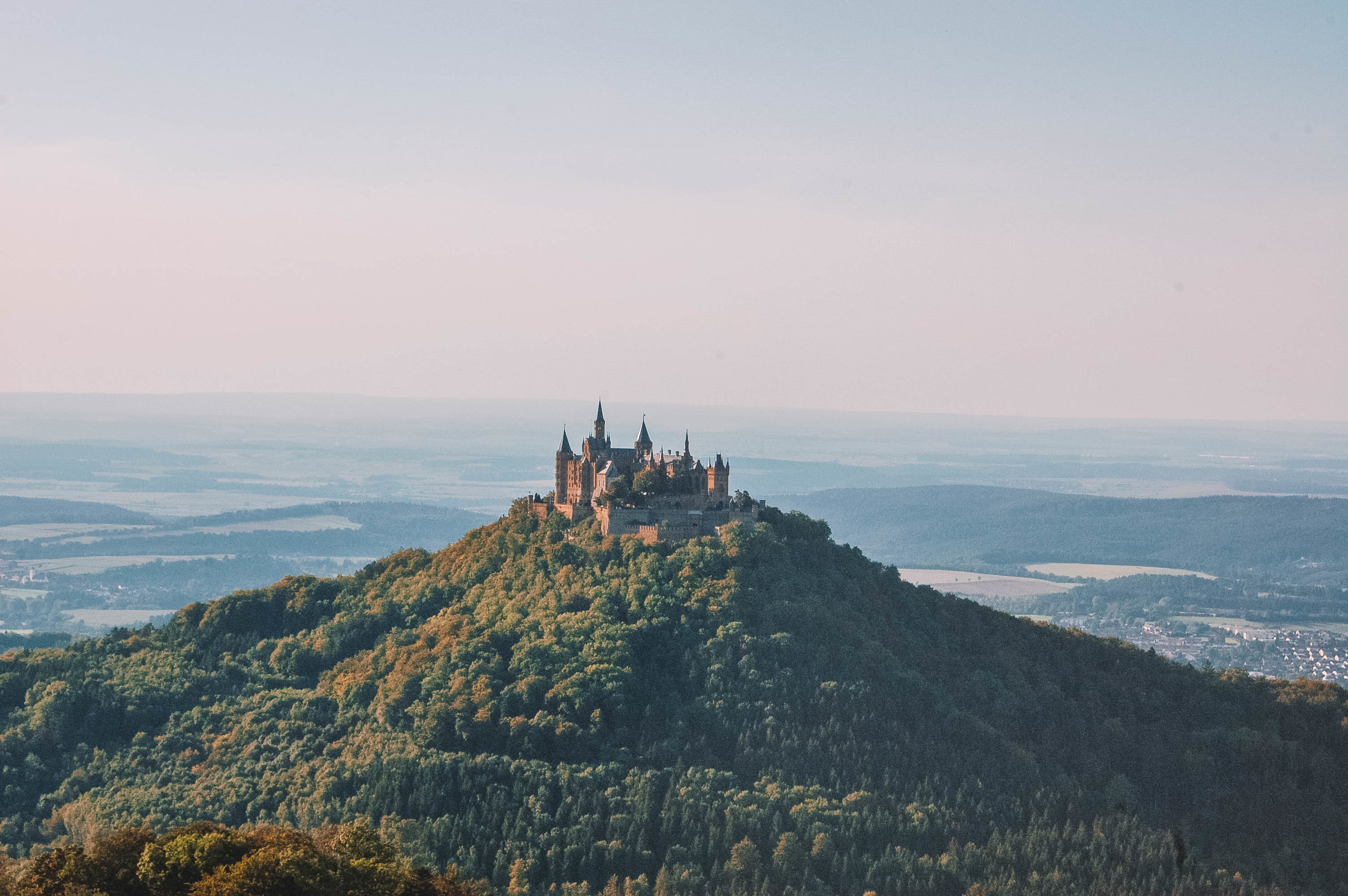 Hohenzollern Castle on the top of Mount Hohenzollern
