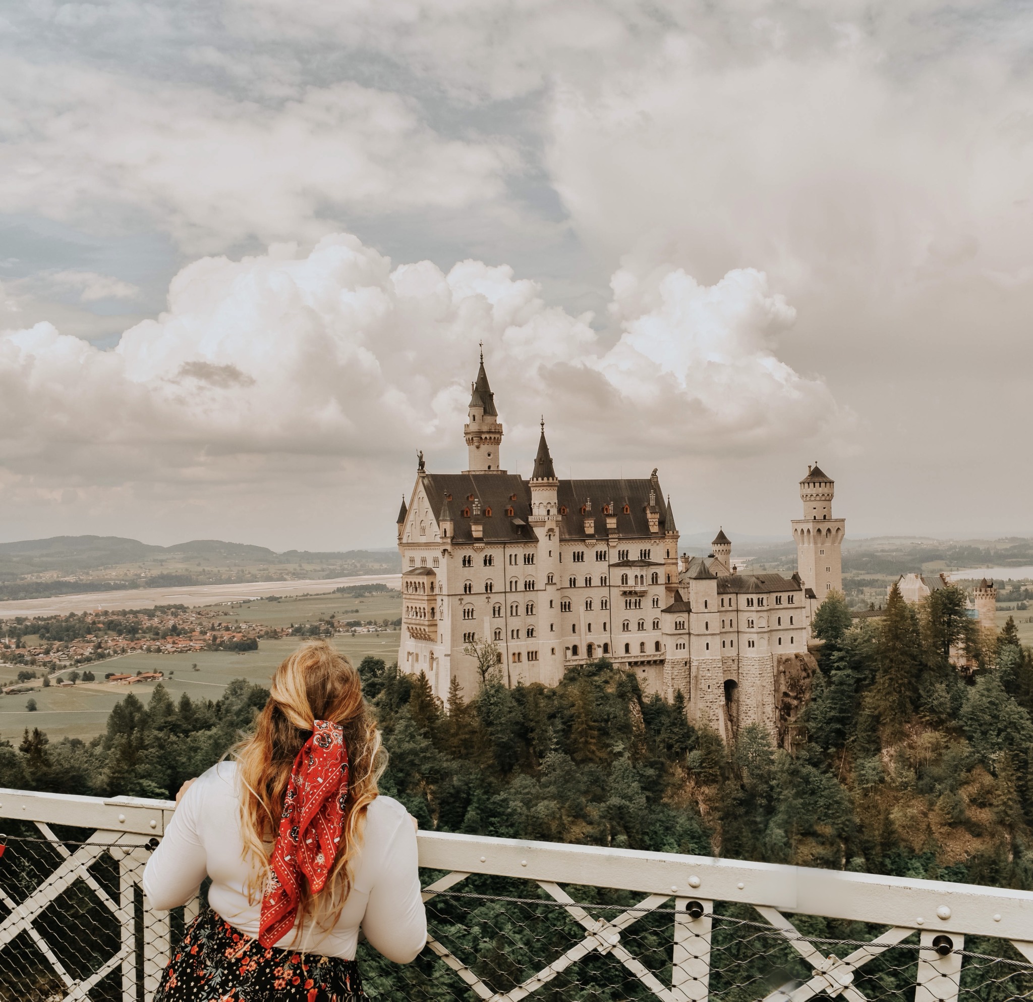 view of Neuschwanstein best castles in Germany