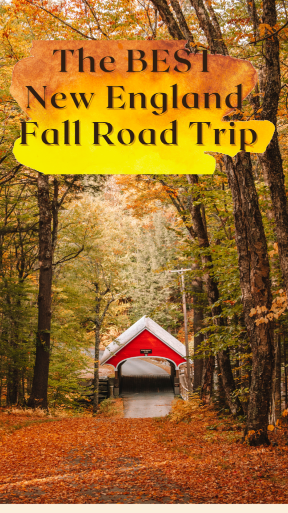fall ne road trip