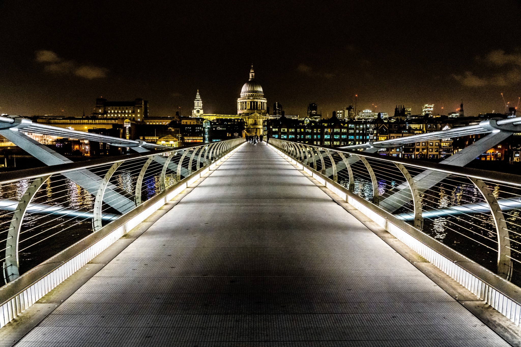Millennium Bridge, London, UK Harry Potter